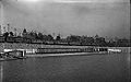 View of swimming changing facilities, 1911