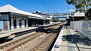 Southbound view on Platform 2