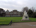   East Front with Queen Victoria statue