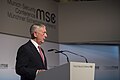 USAs forsvarsminister James Mattis under konferansen i 2017