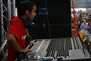 <span class="mw-page-title-main">Live sound mixing</span> Blending of multiple sound sources for a live event