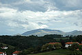 View of the Mondarrain (750m) and the Artzamendi (906m)