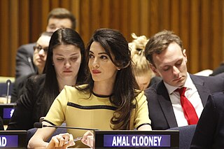 <span class="mw-page-title-main">Amal Clooney</span> British barrister (born 1978)