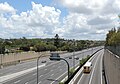 MacGregor suburb on left of Pacific Motorway.