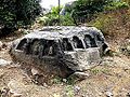 Linga carved in the rock.