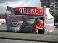 Image 33Camp put up by striking Pepsi-Cola workers, in Guatemala City, Guatemala, 2008.