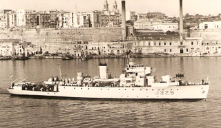 HMS <i>Providence</i> (J325) Minesweeper of the Royal Navy