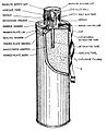 Hand Percussion Grenade (anti-tank No 73 Mark I) diagram