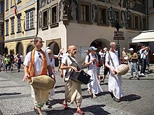 Hare Krishna musicians at Prague, Czech Hare Krishna musicians.jpg