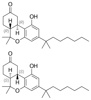 <span class="mw-page-title-main">Nabilone</span> Synthetic cannabinoid