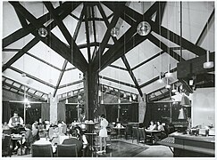 Panorama Room restaurant, 1977.