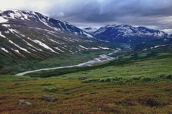 Övre Rapadalen från Pielavalta