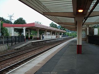 <span class="mw-page-title-main">Sowerby Bridge railway station</span> Railway station in West Yorkshire, England