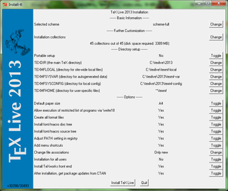 <span class="mw-page-title-main">TeX Live</span> Distribution of TeX and related software