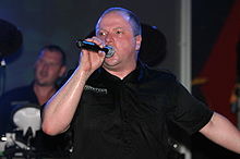 Ronan Harris at a VNV Nation concert, 2006