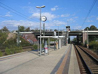 <span class="mw-page-title-main">Berlin-Staaken station</span> Railway station in Berlin, Germany