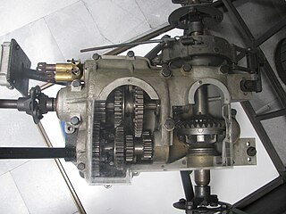 <span class="mw-page-title-main">Transaxle</span> Combined transmission, axle and differential in one assembly.