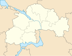 Chortomlyk is located in Dnipropetrovsk Oblast
