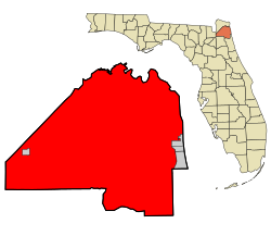 U.S. Census map of Jacksonville, Florida