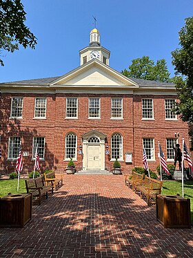 red brick courthouse