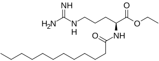 <span class="mw-page-title-main">Ethyl lauroyl arginate</span> Chemical compound