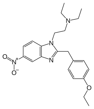 <span class="mw-page-title-main">Etonitazene</span> Chemical compound