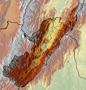 Embalse de Betania ubicada en Huila