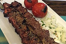 Kabab torsh is a kebab dish in areas of Iran. Kebab torsh.jpg