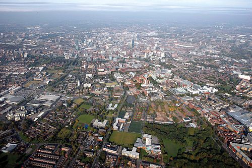 Manchester dall'alto