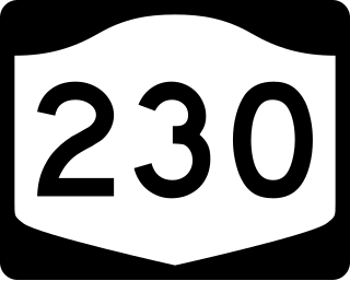 <span class="mw-page-title-main">New York State Route 230</span> Highway in New York