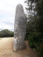 Menhir de la Lèque, Menhir de la Pierre Plantée ou Peyrefiche