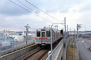 芝山鉄道線は成田国際空港隣接地を通る。