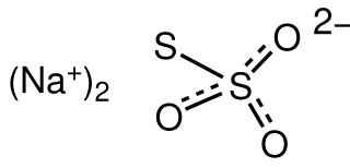 <span class="mw-page-title-main">Sodium thiosulfate</span> Chemical compound