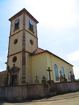 Kerk van Saint-Georges / St. Georg in het gelijknamige Lotharingse dorp