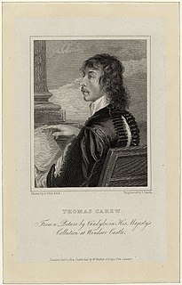 Thomas Carew English poet