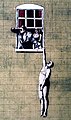 Naked Man image by Banksy, on the wall of a sexual health clinic in Park Street.[21]