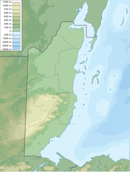 Mappa di localizzazione: Belize