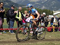 Catharine Pendrel gewann 2016 Bronze auf dem Mountainbike