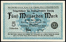 DAN-30-Danzig-5BIL Mark (1923)