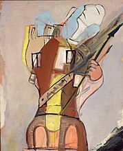 Don Quixote (1986), oil in canvas, 75 x 60 cm