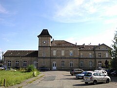 La gare de Réding construite en 1877 est une importante gare de bifurcation.