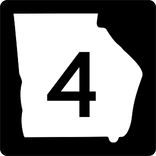 <span class="mw-page-title-main">Georgia State Route 4</span> State highway in eastern Georgia