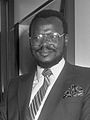 Mangosuthu Buthelezi op 10 juni 1983 (Foto: Rob Bogaerts) overleden op 9 september 2023