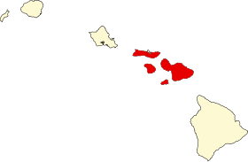 Localisation de Comté de Maui(Maui County)