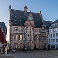 O concello de Marburg, na praza do mercado de Oberstadt