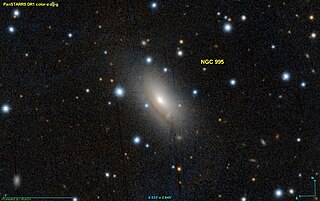 <span class="mw-page-title-main">NGC 995</span> Lenticular galaxy in the constellation Andromeda