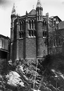 Apse from Adelaide Street c. 1910 St Johns Cathedral.jpg