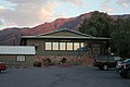 Stovepipe Wells saloon at dusk