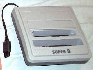 <span class="mw-page-title-main">Super 8 (video game accessory)</span> Unlicensed video game peripheral for the Super Nintendo Entertainment System