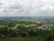 Yaoundé desde o monte Fébé.